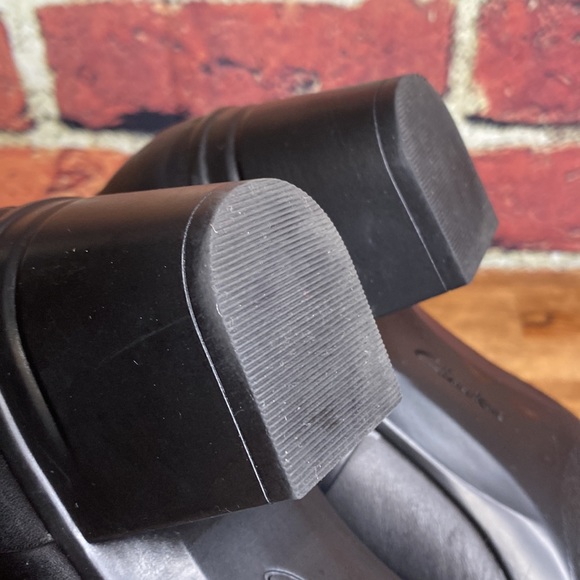 Clarks Womens Black Leather Emslie Lulin Mary Jane Slip On Comfort Shoe Size 7.5 - Picture 14 of 16